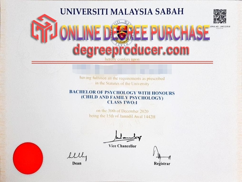 Copy Fake Universiti Malaysia Sabah Degree: How to Spot the Difference