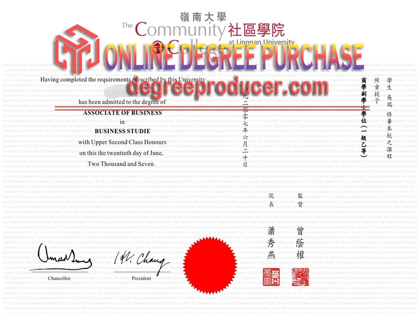How to Buy a Fake Diploma from Lingnan University, Hong Kong