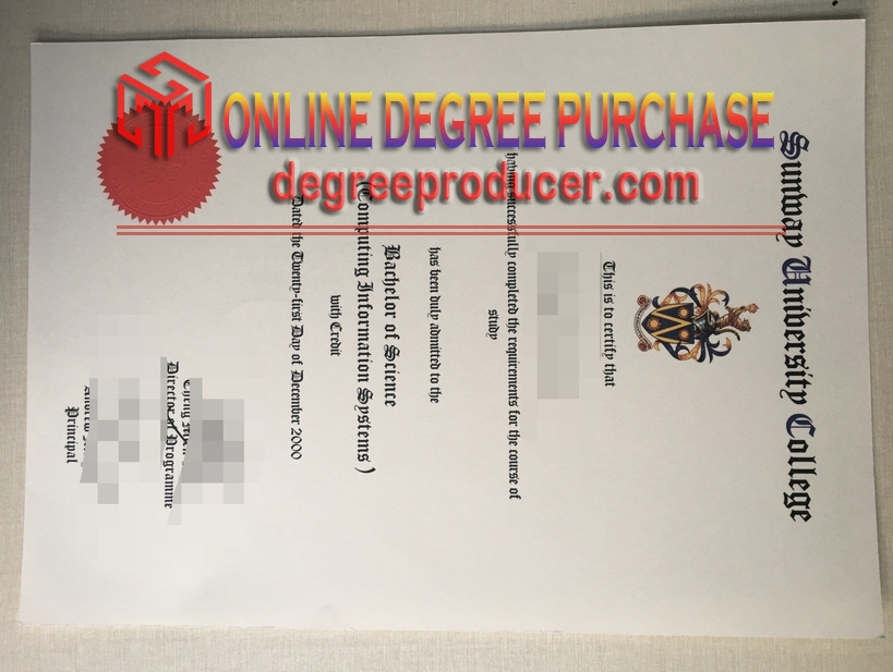 Replica Sunway University Degree: A Comprehensive Guide