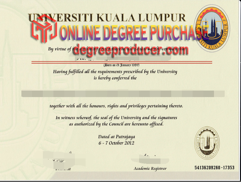 Unveiling the Replica Universiti Kuala Lumpur Diploma: Your Gateway to Academic Recognition