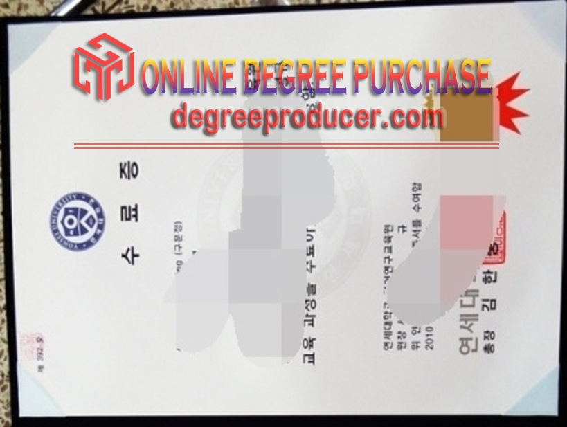 Exploring Replica Degrees from Yonsei University: A Student's Perspective