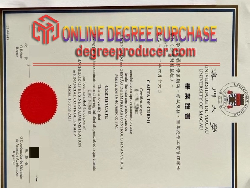 Where to Purchase a Fake University of Macau Degree?