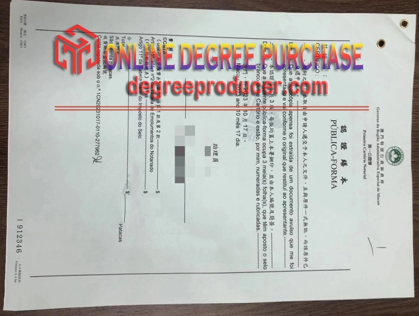 Best Fake Macau Apostille Certification: Your Ultimate Guide