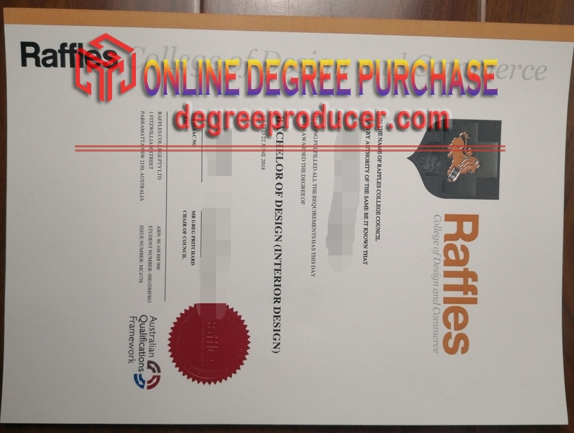 Best Fake Raffles College of Design and Commerce Certificate: Top 5 Tips to Get the Most Authentic One