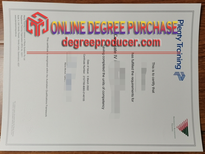Buy Online: Unlock the Power of a Plenty Training Certificate