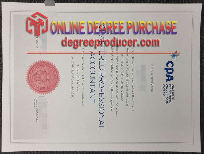 How Fast Can You Buy a Fake CPA Ontario Certificate?