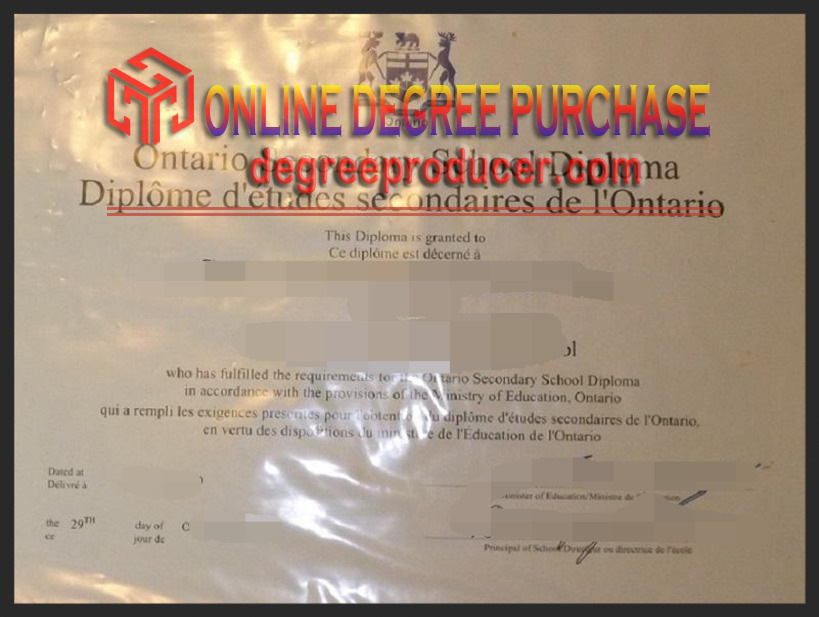 How to Buy a Fake Ontario Secondary School Certificate: A Step-by-Step Guide