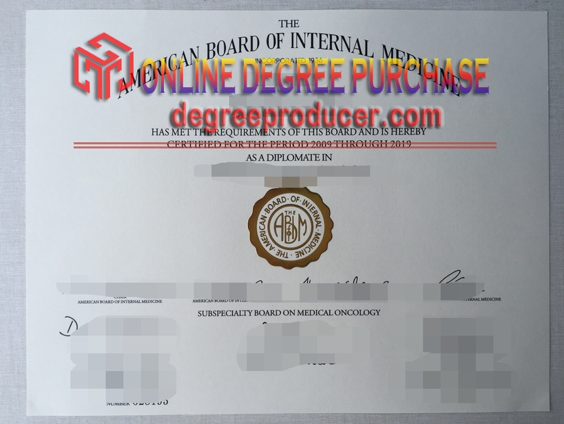 How to Create a Fake American Board of Internal Medicine (ABIM) Certificate
