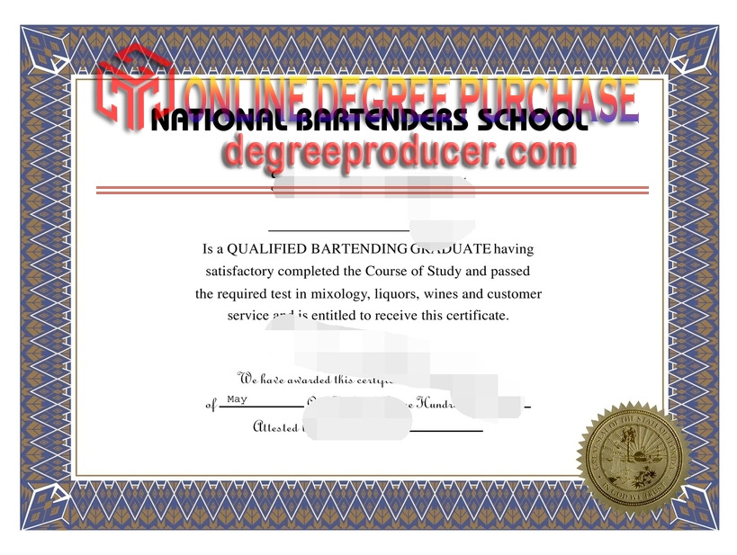 How to Create a Fake National Bartenders School Certificate: Step-by-Step Guide