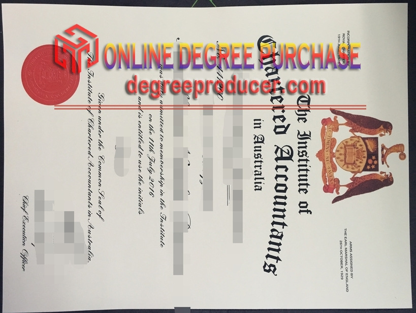 How to Purchase a Fake Institute of Chartered Accountants Australia (ICAA) Certificate