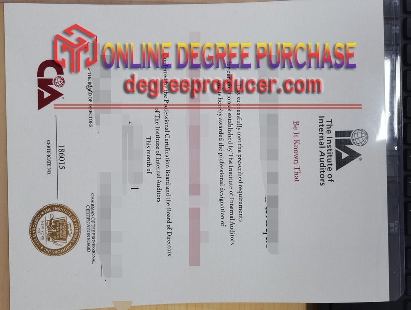 How to Purchase a Fake Institute of Internal Auditors (IIA) Certificate: A Step-by-Step Guide