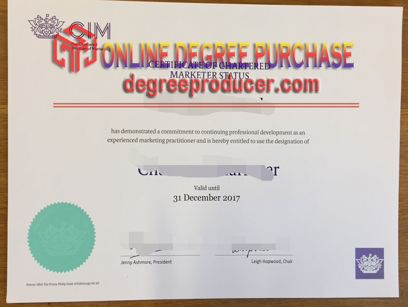 Purchase Fake Be a Chartered Marketer Certificate: Is It Worth the Risk?