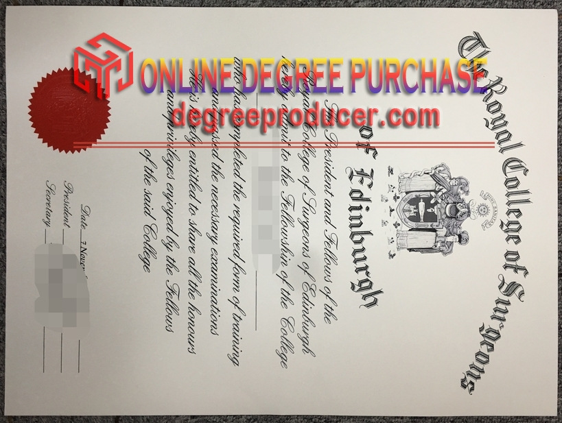 Purchase Fake The Royal College of Surgeons of Edinburgh Certificate: Is It Worth the Risk?