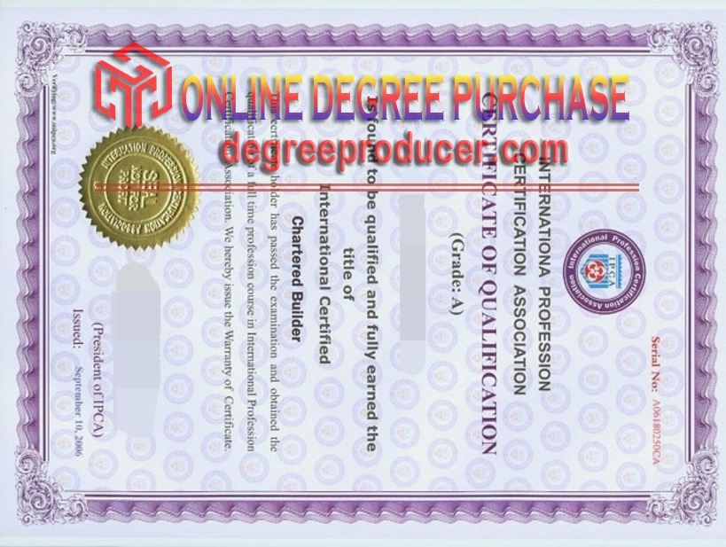 Purchase a Phony IPCA (International Profession Certification Association) Certificate: What You Need to Know
