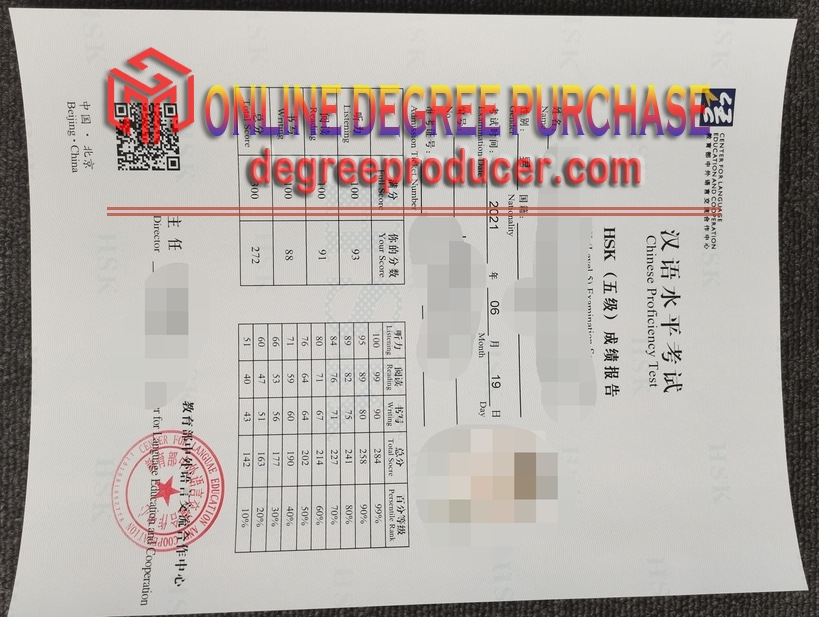Where to Order a Fake HSK (Chinese Proficiency) Test Certificate?