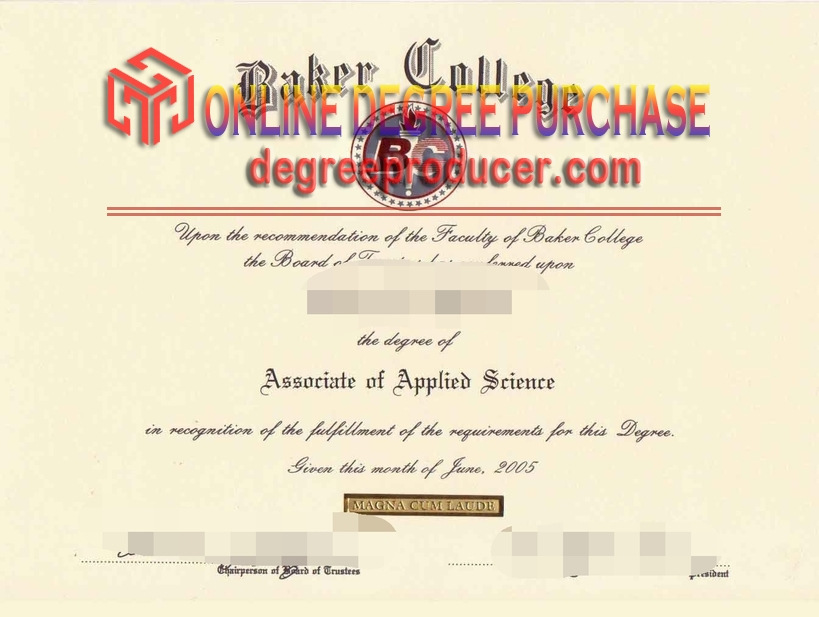 Buy Fake Baker University Diploma: A Comprehensive Guide