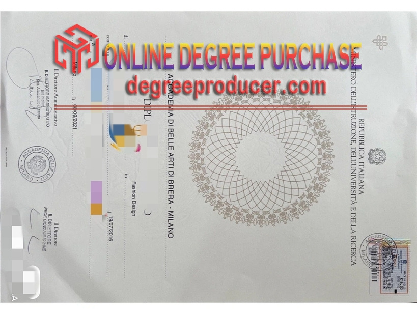 Buy Online: Unveiling the Authenticity of a Brera Academy Diploma