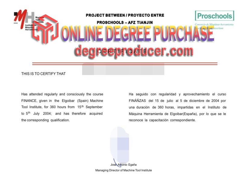 Copy Fake Instituto de Máquina Herramienta Diploma: How to Spot and Create the Perfect Replica
