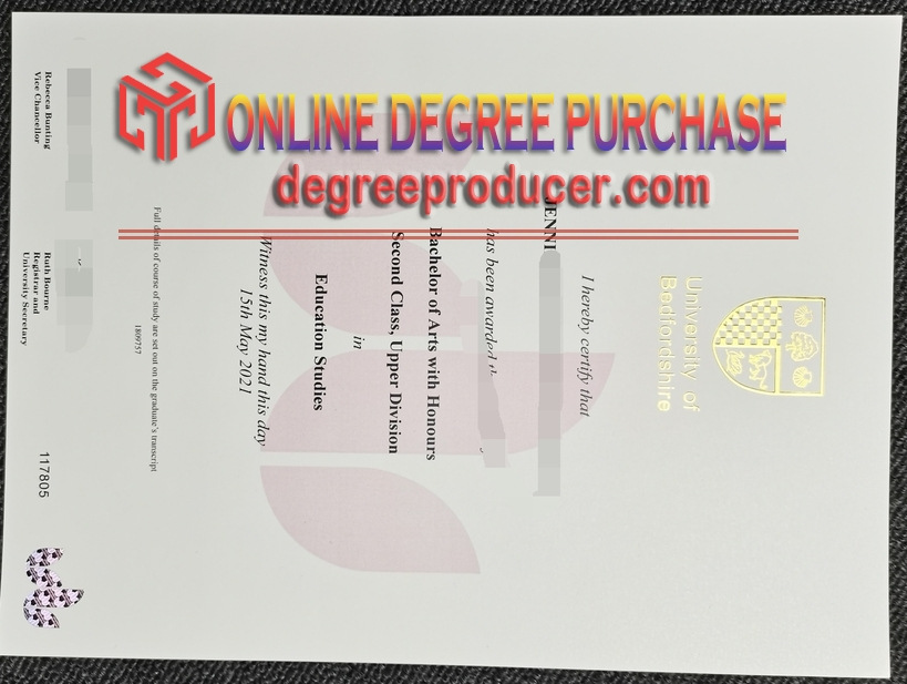 How to Copy a Fake University of Bedfordshire Degree