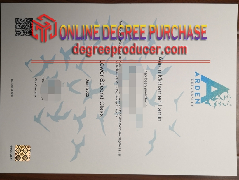 How Fast Can You Get a Fake Arden University Degree?