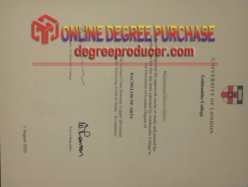 How Fast Can You Get a Fake Goldsmiths, University of London Diploma?