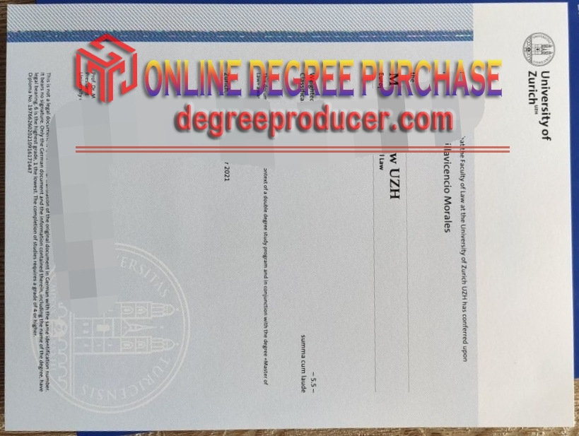 How Fast Can You Get a Fake University of Zurich Degree?