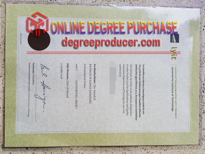 How to Buy a Fake Letterkenny Institute of Technology (LYIT) Diploma