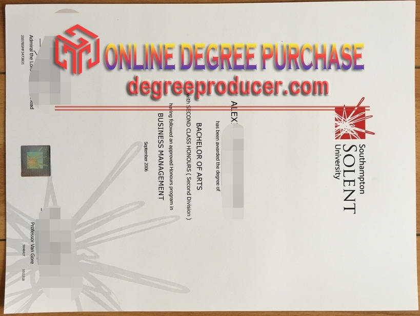 How to Buy a Fake Solent University Degree: Step-by-Step Guide
