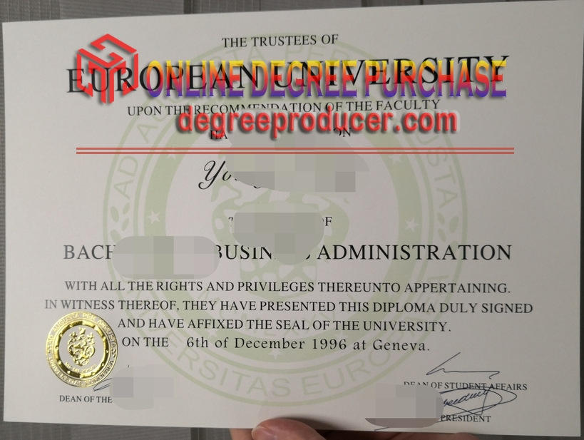 How to Create a Fake European University Institute (EUI) Degree