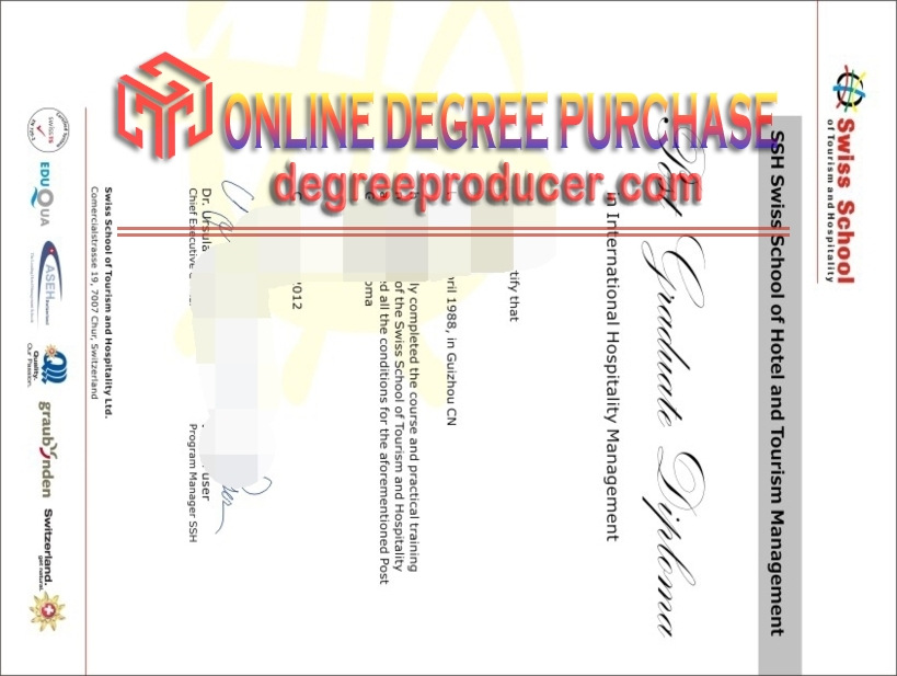 How to Create a Fake Swiss School of Tourism and Hospitality (SSTH) Degree: Step-by-Step Guide