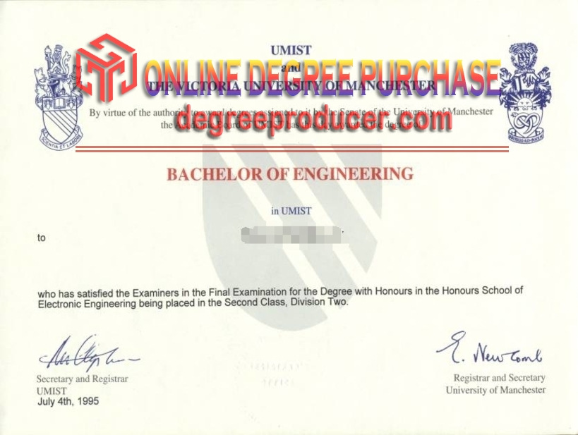 How to Create a Fake University of Manchester Institute of Science and Technology Diploma