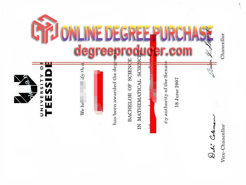 How to Create a Fake Degree from the University of Teesside