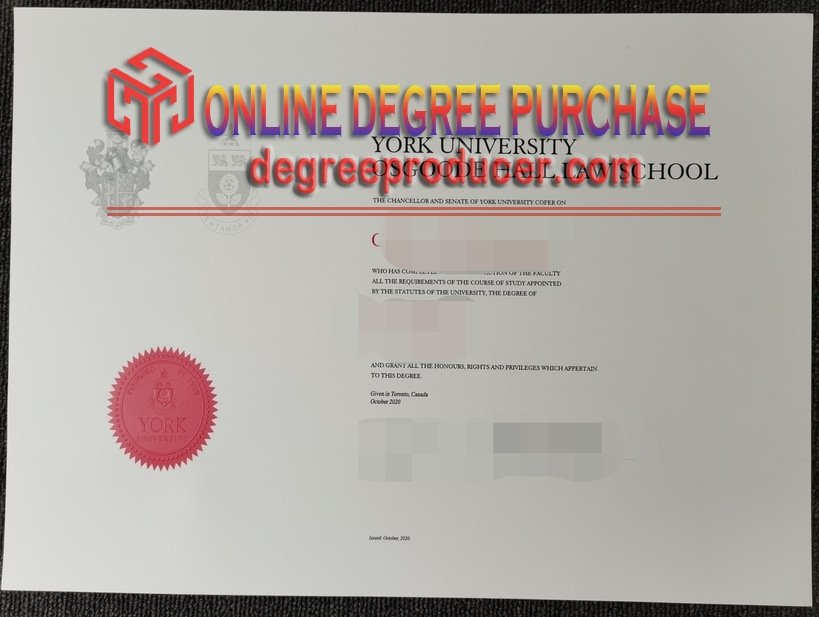 Is It Possible to Buy a Fake Osgoode Hall Law School Degree?