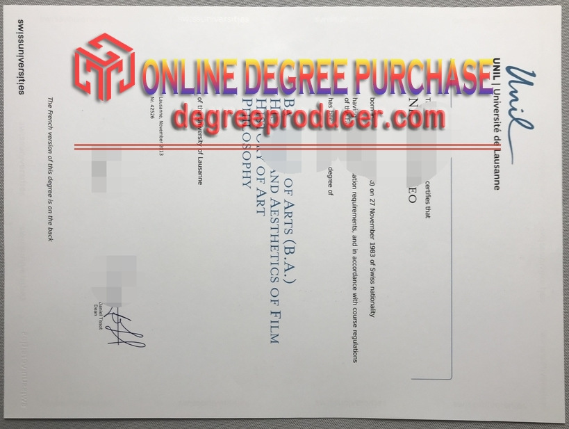 Purchase a Phony Université de Lausanne (UNIL) Degree: Is It Worth the Risk?