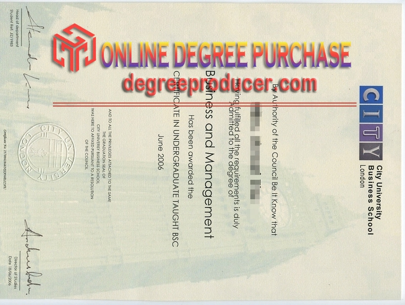 The Steps to Buy a Fake City University Business School London Diploma