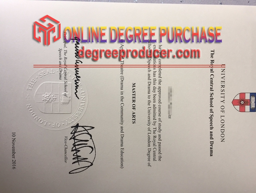 Where to Order a Fake Royal Central School of Speech and Drama Diploma: Top 5 Websites