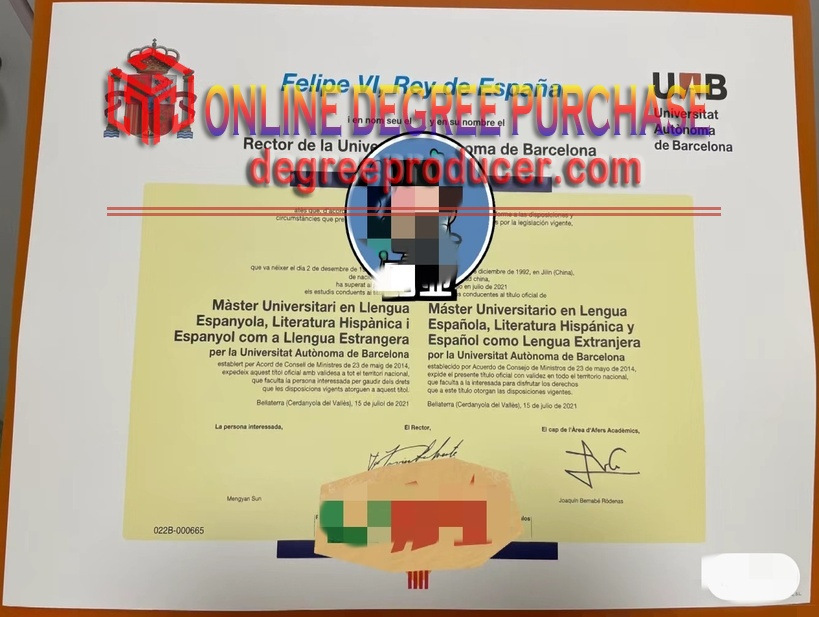 Where to Order a Fake Universitat Autònoma de Barcelona Degree Online