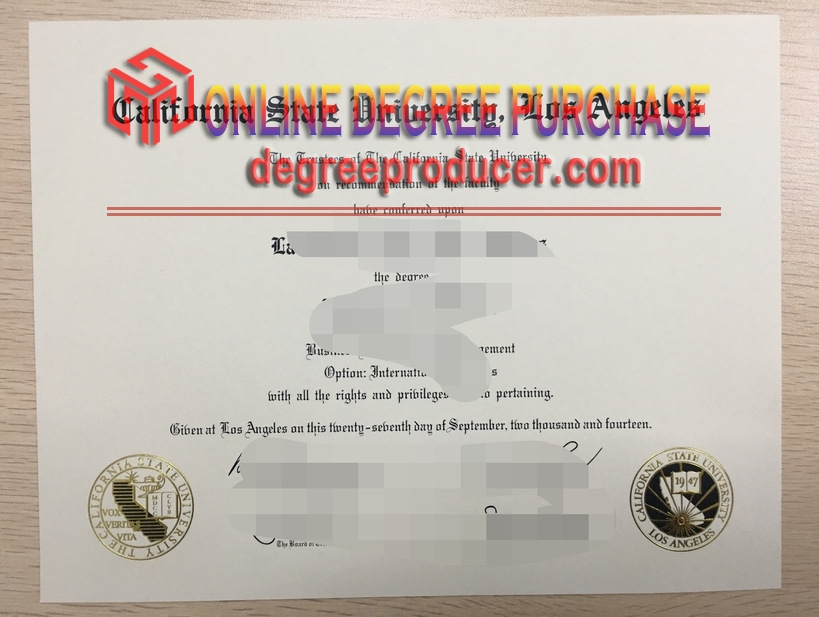 Best Fake California State University, Los Angeles Diploma: How to Get a Genuine Replica