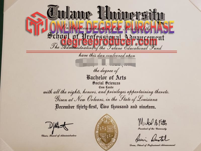 Best Fake Tulane University Diploma: How to Get the Real Deal Replica