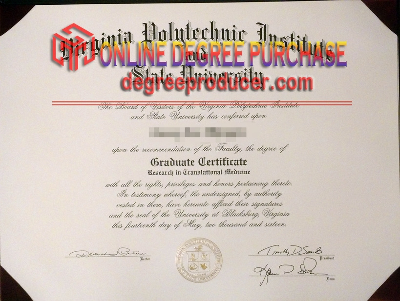 Best Fake Virginia Polytechnic Institute Diploma: How to Get Your Authentic-Looking Copy