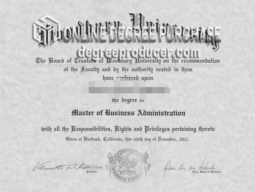 Best Fake Woodbury University Degree: How to Get the Real Deal