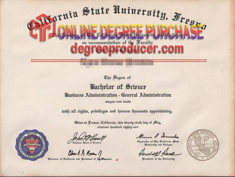 Buy Fake California State University, Fresno Diploma: Everything You Need to Know