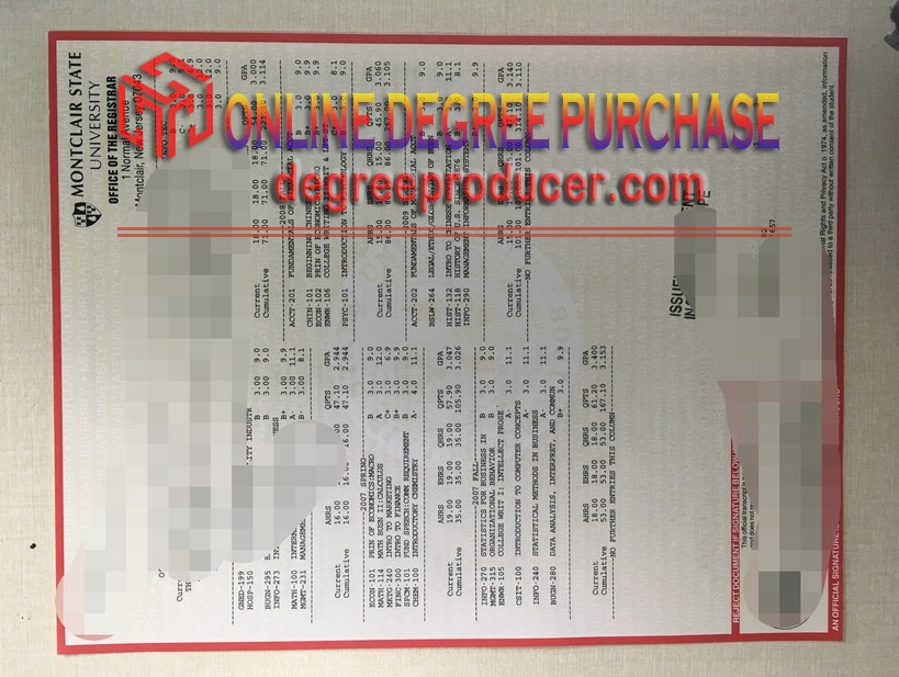 Buy Fake Montclair State University Degree: Is It Worth the Risk?
