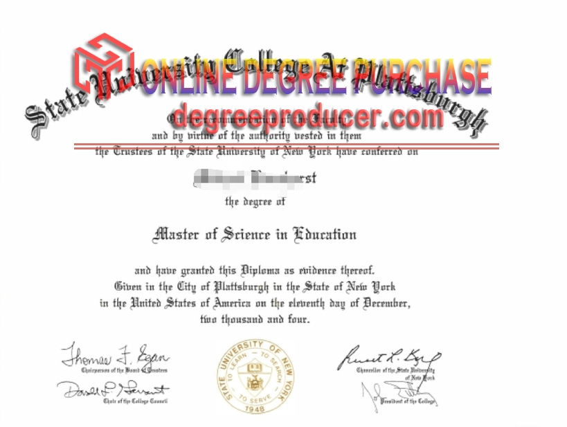 Searching for Cheap Alternatives: How to Buy a Fake SUNY Plattsburgh Degree