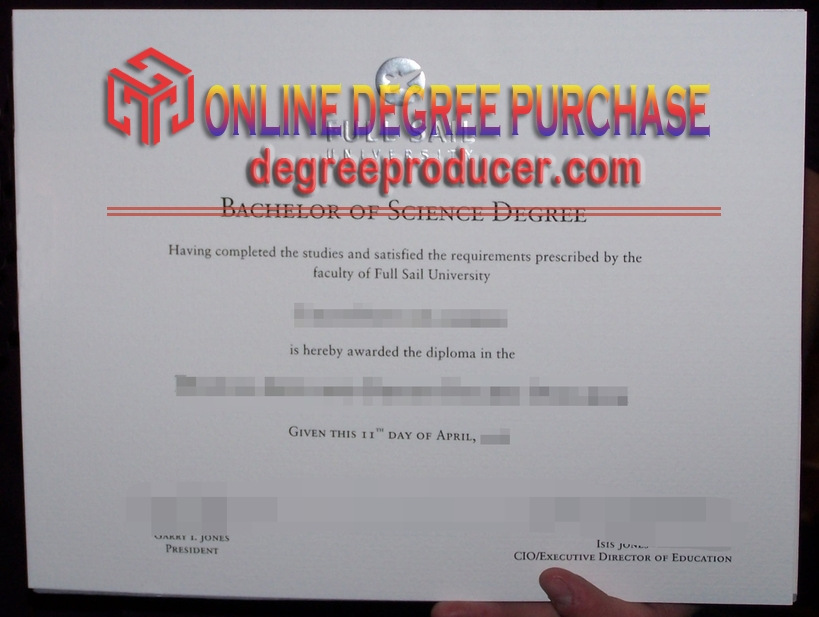 Buy Online: Full Sail University Diploma - Your Shortcut to Success