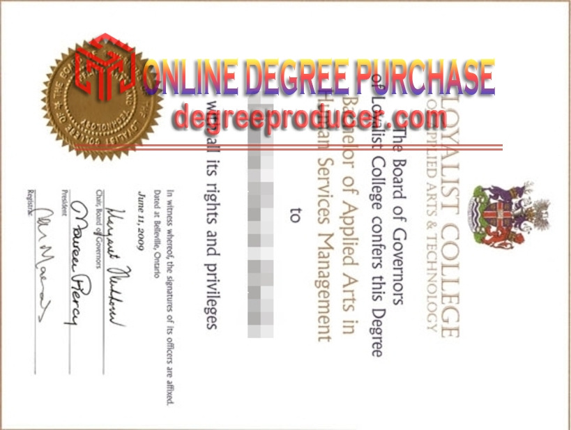Buy Online Loyalist College Diploma: Your Gateway to Success