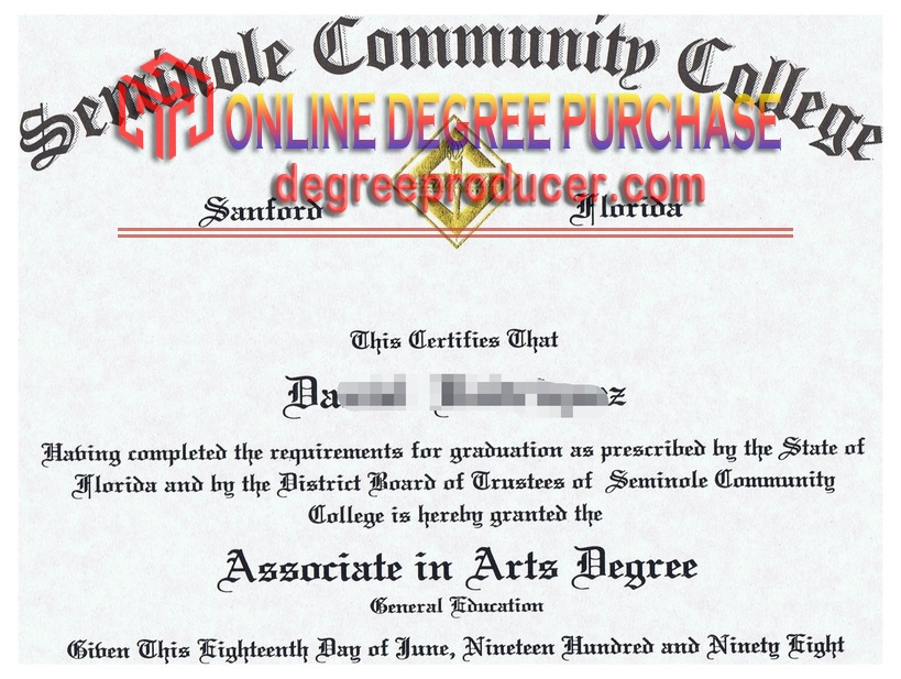 Buy Online Seminole Community College Diploma: Your Path to Success