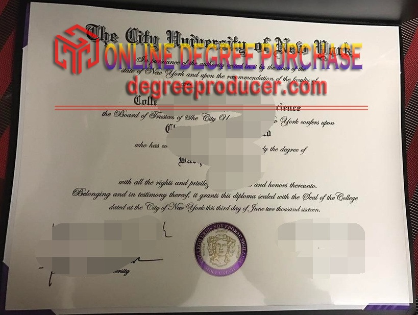 Buy Online: The City University of New York (CUNY) Degree