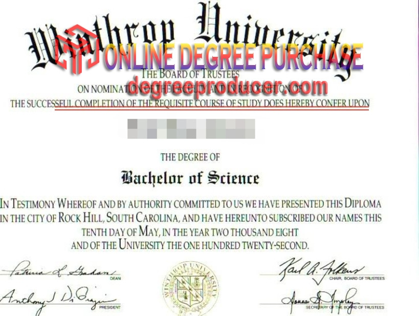 Buy Online: Unlock the Potential of a Winthrop University Degree