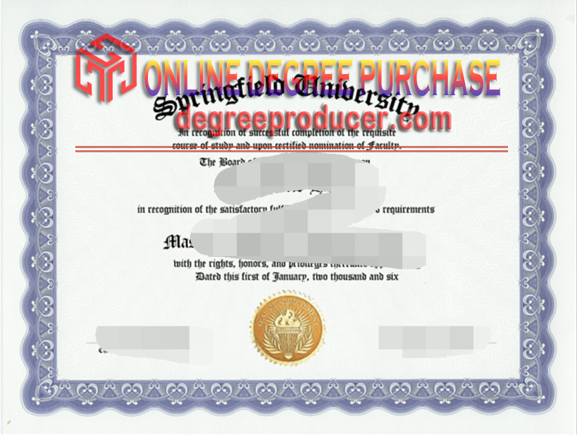 Buy Online Springfield University Diploma: Your Shortcut to Success